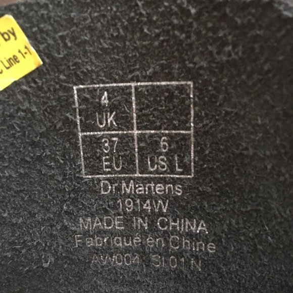 Doc Martens 1914 SMOOTH LEATHER TALL BOOTS - Size 6 US Men's / Women's Unisex - Picture 4 of 5